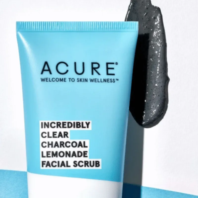 Acure Incredibly Clear Charcoal Lemonade Facial Scrub –  | Parasativa Maroc