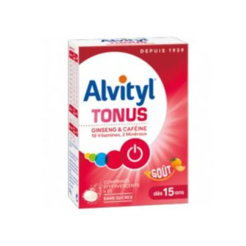Alvityl TONUS  20 Comprimes –  | Parasativa Maroc