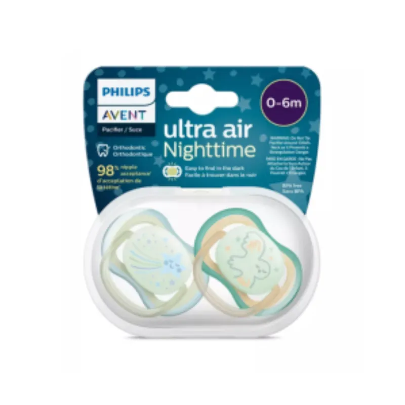 Avent Sucette Ultra Air Night Time 0-6m Scf376/18 Boy –  | Parasativa Maroc