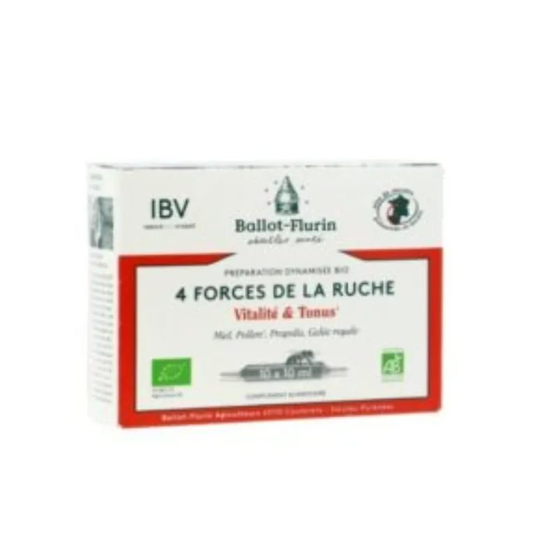 BALLOT FLURIN PREPARATION DYNAMISEE 4 FORCES RUCHES 10 x 10ML –  | Parasativa Maroc