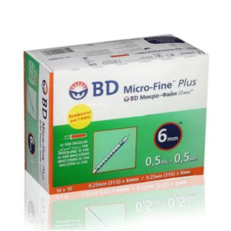 BD Micro-fine plus Aiguille Insuline 31G/6mm –  | Parasativa Maroc