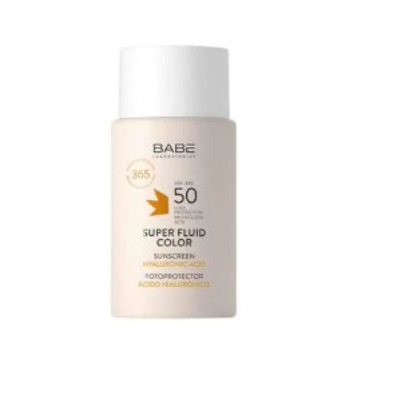Babe Facial Sunscreen Super Fluid Color Spf50 50ml –  | Parasativa Maroc
