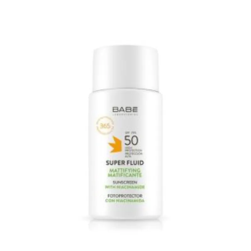 Babe Facial Sunscreen Super Fluid Spf50 50ml –  | Parasativa Maroc