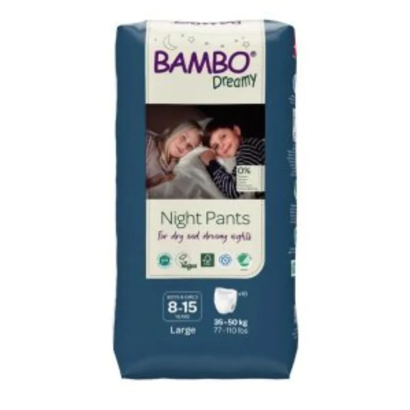 Bambo Dreamy Pants Night Boys and Girl 8-15 Years 10 unités –  | Parasativa Maroc