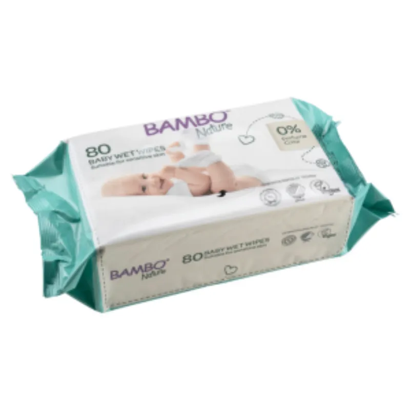 Bambo Nature Lingettes 80 Pieces –  | Parasativa Maroc