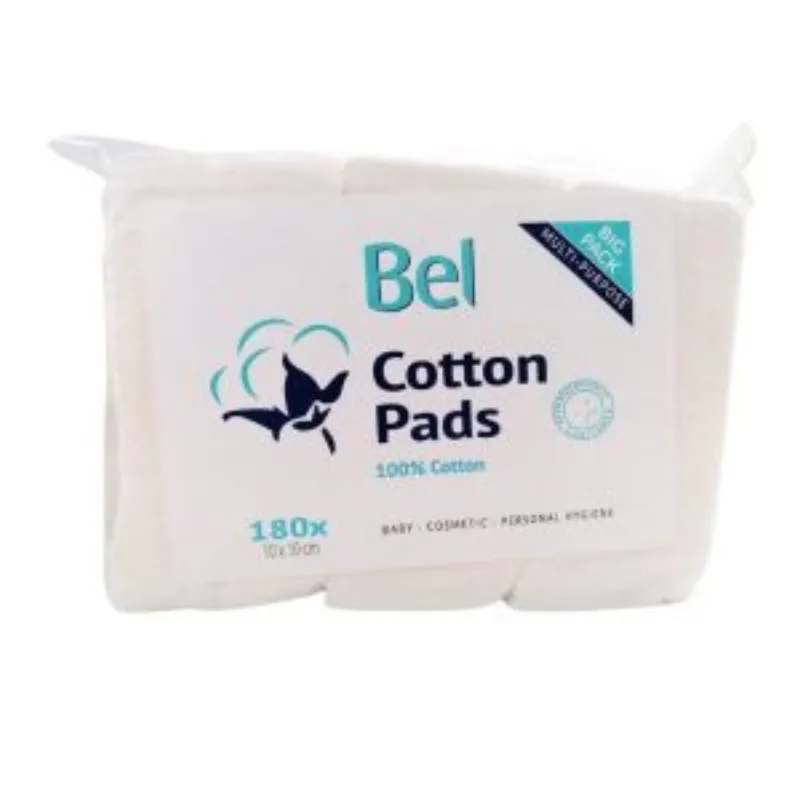 Bel Cotton Pads 10x10cm 180 Pieces –  | Parasativa Maroc
