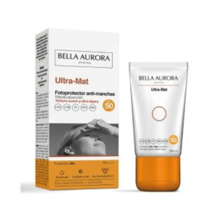 Bella Aurora Ultra-Mat Ecran Solaire Gel Spf50+ 50ml –  | Parasativa Maroc