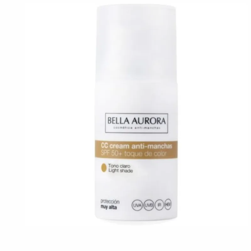 Bella Aurora CC Crème Anti-Taches SPF50 Teinte Claire –  | Parasativa Maroc