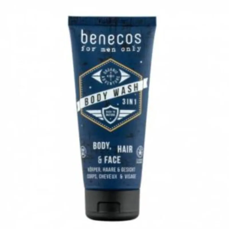 Benecos For Men Only Body Wash 3in1 200ml –  | Parasativa Maroc