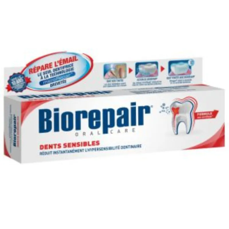 Biorepair Dentifrice Fast Sensitive Repair 75ml –  | Parasativa Maroc