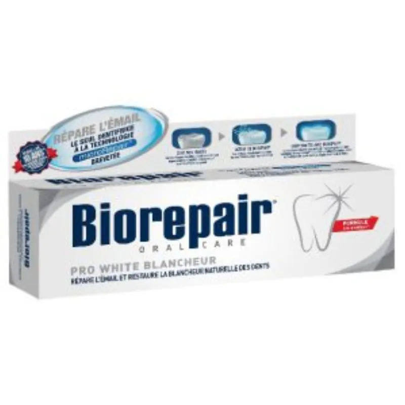 Biorepair Dentifrice Pro White 75ml –  | Parasativa Maroc