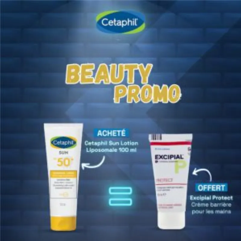 Cetaphil Sun Lotion spf50+ 100ml = Excipial Protect offert –  | Parasativa Maroc
