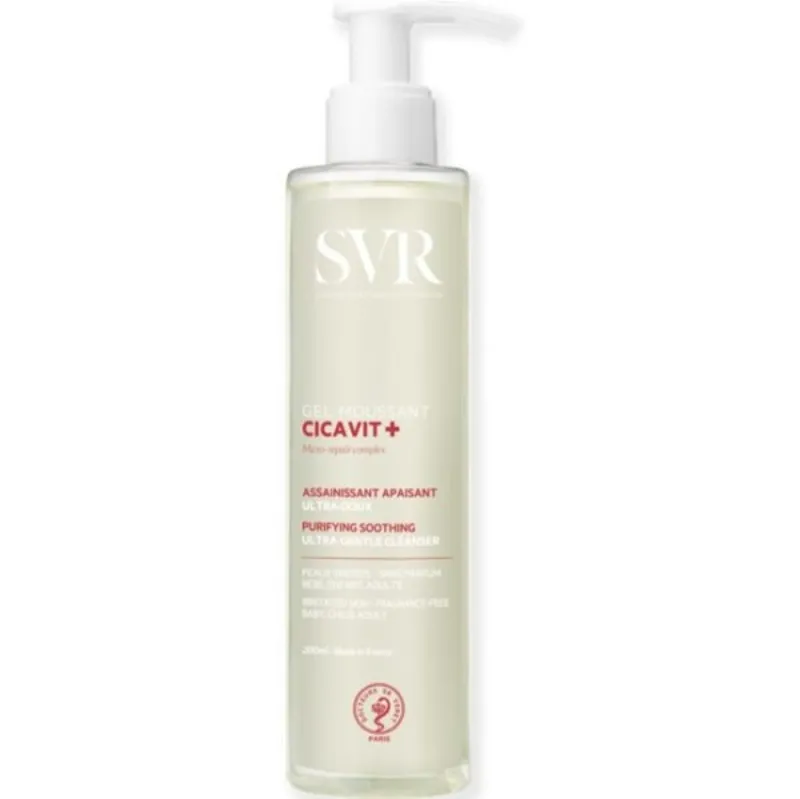 Svr Cicavit+ Gel Moussant Assainissant Apaisant Ultra Doux 200ml –  | Parasativa Maroc