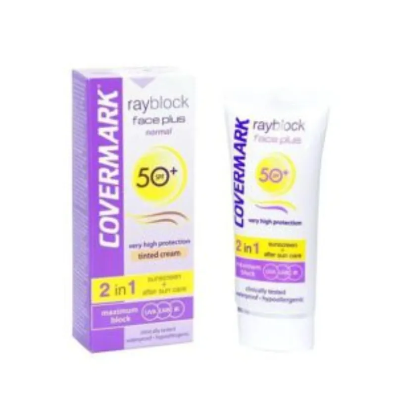 Covermark rayblock face plus Teinte oily acneic spf50+ 50ml –  | Parasativa Maroc