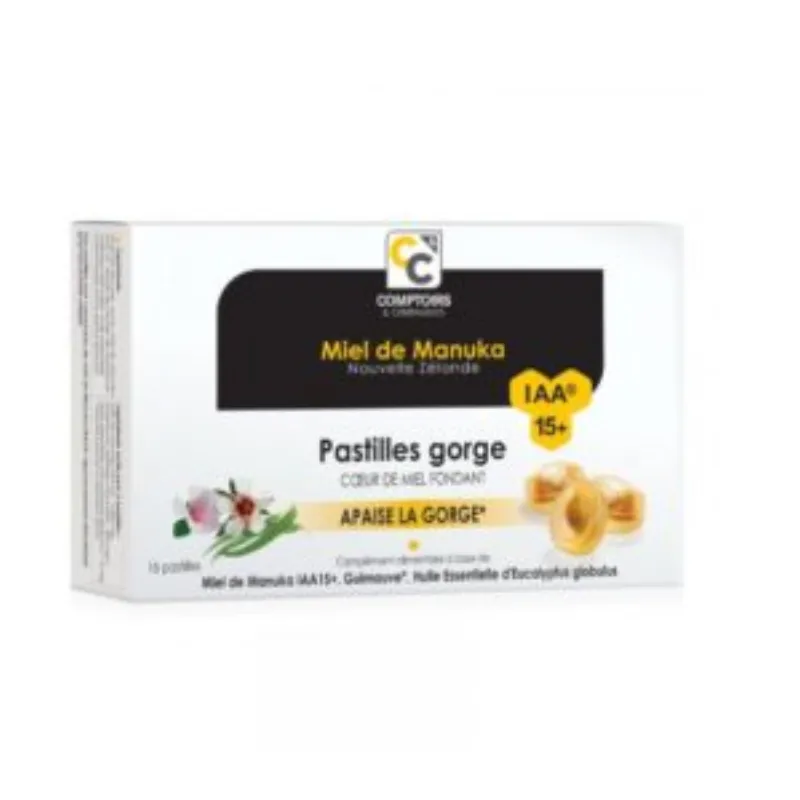 COMPTOIRS ET COMPAGNIES PASTILLE COEUR FONDANT DE MIEL MANUKA IAA15+ –  | Parasativa Maroc