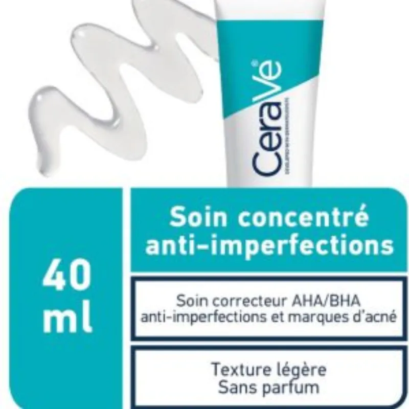 CeraVe Soin Concentré Anti-Imperfections |Peau Grasse à Tendance Acnéique | 40ml –  | Parasativa Maroc