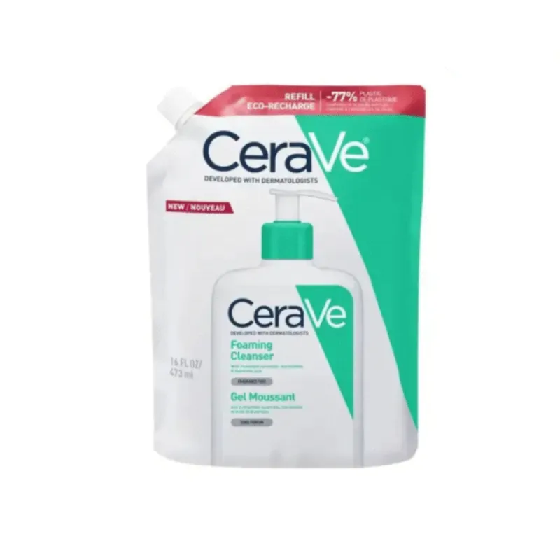 Cerave Gel Moussant Eco-Recharge 473ml –  | Parasativa Maroc