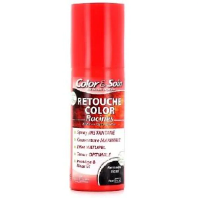 Color Soin spray Retouche color Noir 75ml –  | Parasativa Maroc
