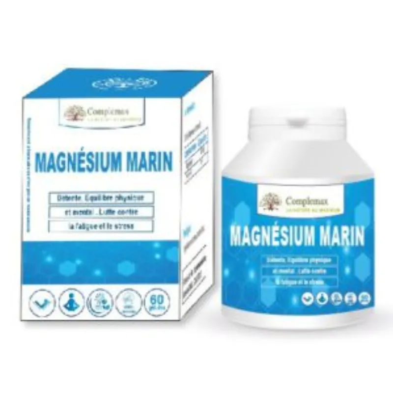 Complemax Magnesium Marin 300mg 60 Gelules –  | Parasativa Maroc