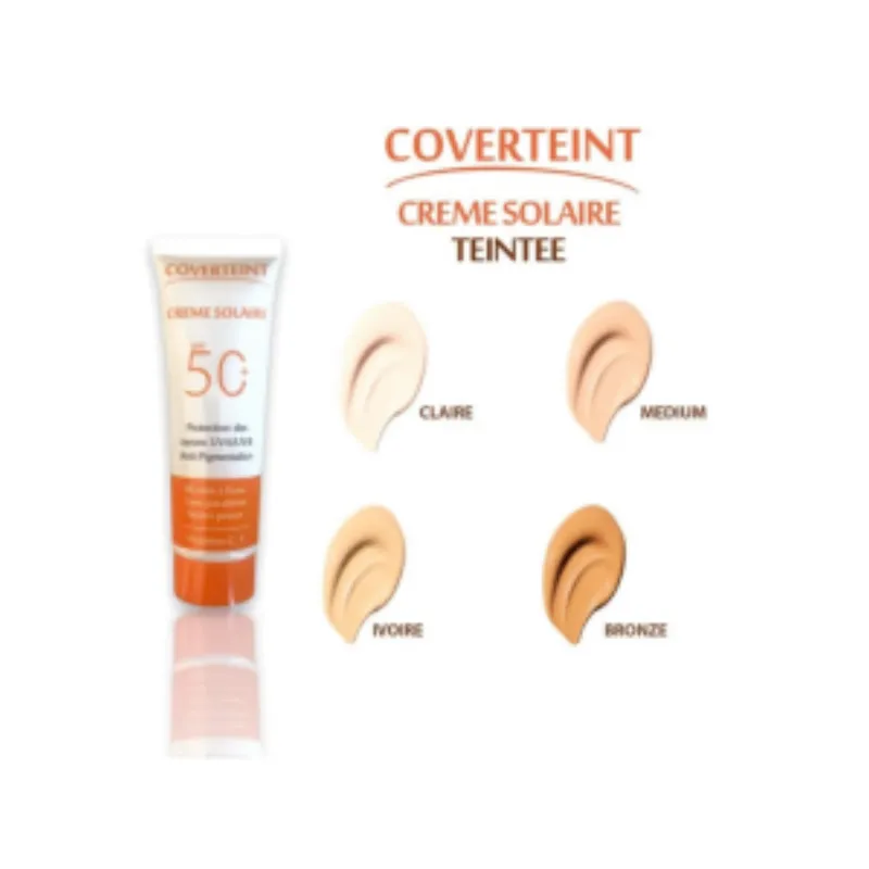 Coverteint Creme Solaire Teintee Bronze Spf50+ 50ml –  | Parasativa Maroc