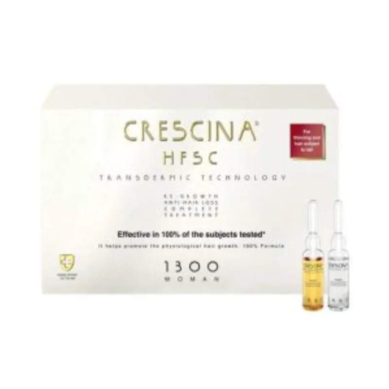 Crescina HFSC Transdermic Complet 1300 Man 10+10×3.5ml –  | Parasativa Maroc