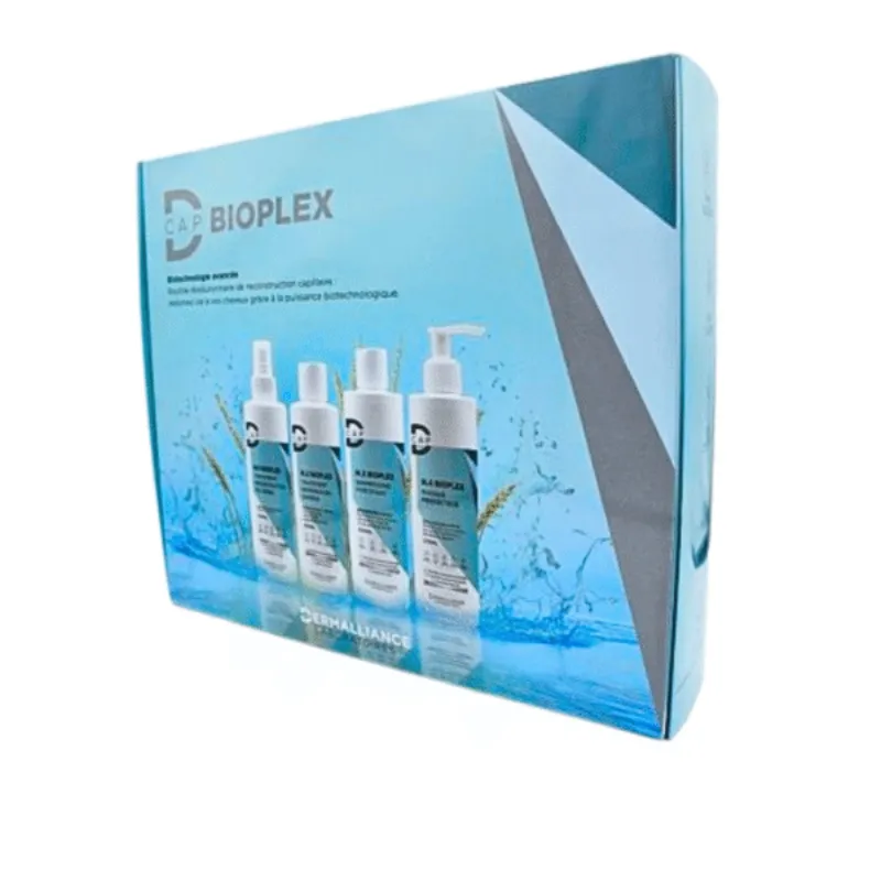 D-CAP Bioplex Coffret Traitement Fibre+Traitement Supreme+Shampoing Forti+Masque –  | Parasativa Maroc