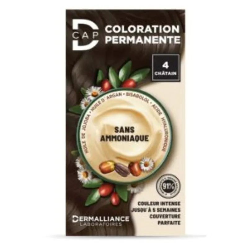 D-CAP Coloration N°4 Chatain