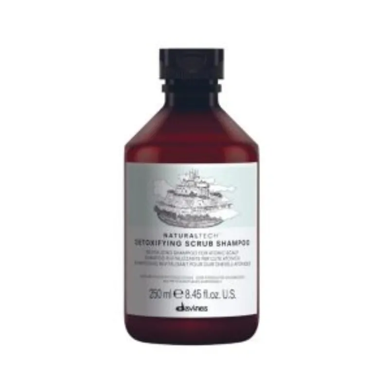 DAVINES DETOXIFYING Shampoo scrub 250 ML –  | Parasativa Maroc