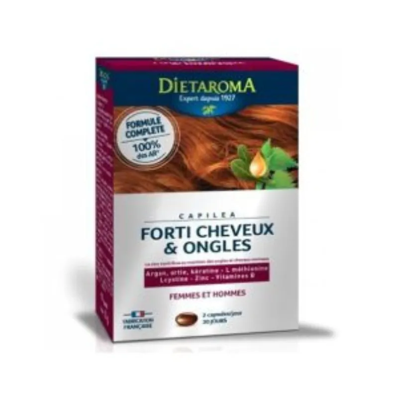 Dietaroma Forti cheveux & ongles 60capsules –  | Parasativa Maroc