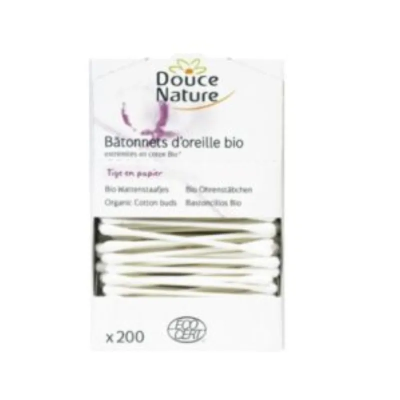 DOUCE NATURE BATONNETS D’OREILLE 200 UNITES –  | Parasativa Maroc