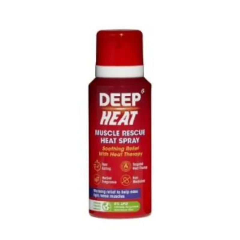 Deep Heat Muscle Rescue Heat Spray 72.5ml –  | Parasativa Maroc