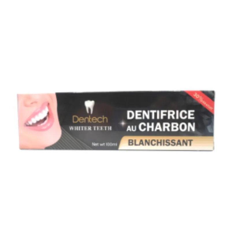 Dentech Dentifrice Au Charbon Blanchissant 100ml –  | Parasativa Maroc