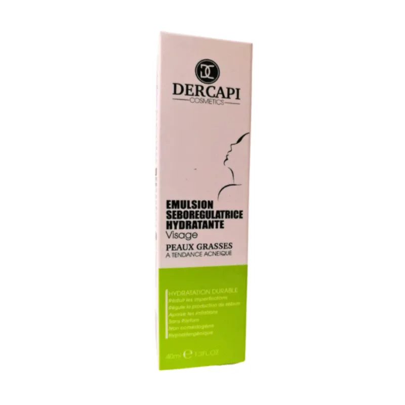 Dercapi Emulsion Seboregulatrice Peaux Grasses 40ml –  | Parasativa Maroc