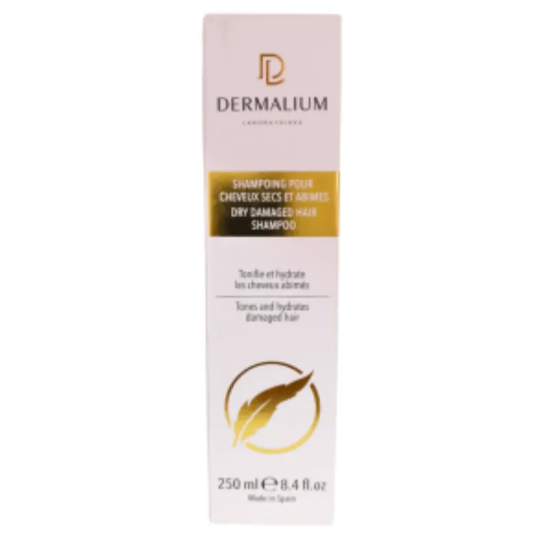 Dermalium Shampoing pour Cheveux Secs & Abimes 250ml –  | Parasativa Maroc
