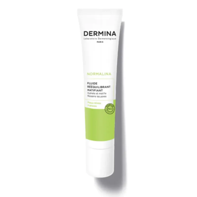 Dermina Normalina Fluide Requilibrant Matifiant 40ml –  | Parasativa Maroc
