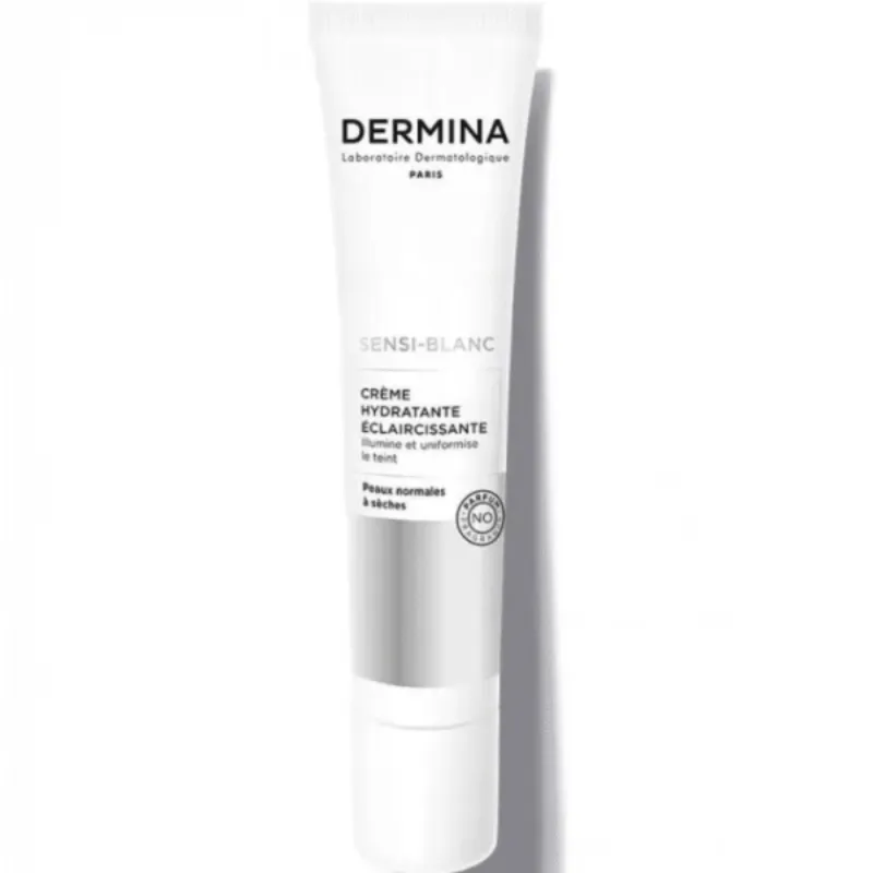 Dermina Sensi-Blanc Fluide Hydratant Eclaircissant 40ml –  | Parasativa Maroc