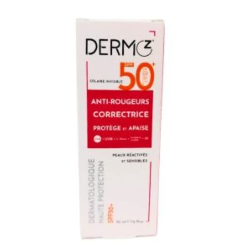 Dermoz Ecran Invisible Anti-Rougeurs Correctrice Spf50 50ml –  | Parasativa Maroc