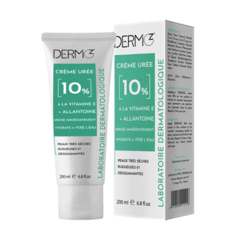 Dermoz Creme Uree 10% 200ml –  | Parasativa Maroc