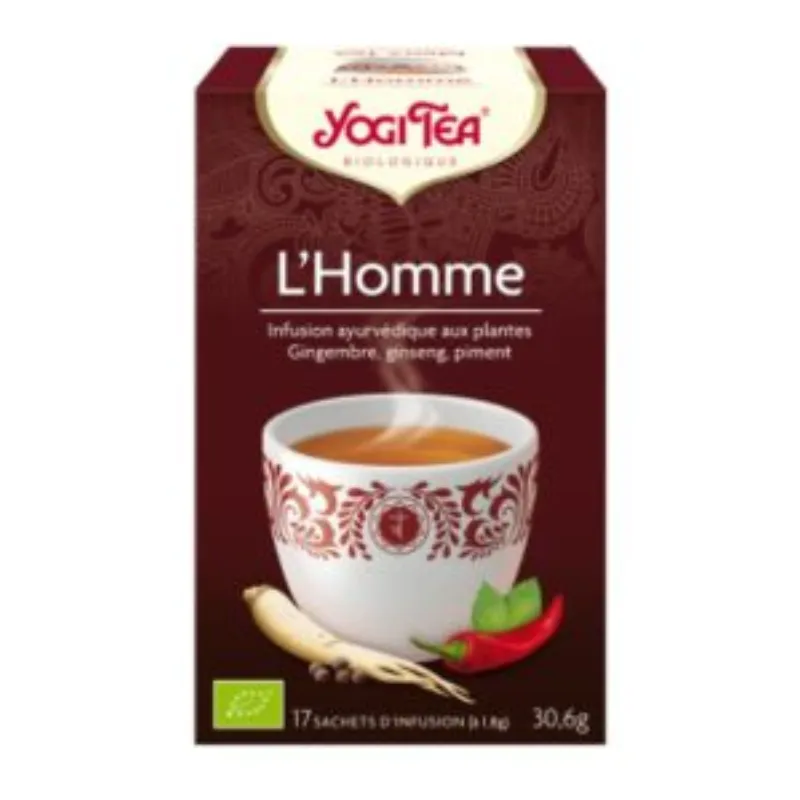 YOGI TEA L’HOMME 17 X 2G –  | Parasativa Maroc
