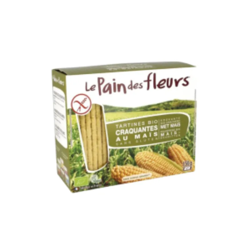 LE PAIN DES FLEURS TARTINE CRAQUENTE MAïS RIZ150G –  | Parasativa Maroc