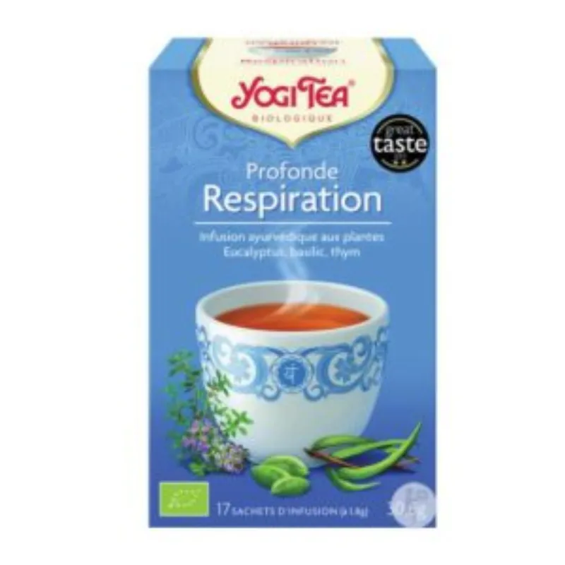 YOGI TEA PROFONDE RESPIRATION 17 X 2G –  | Parasativa Maroc
