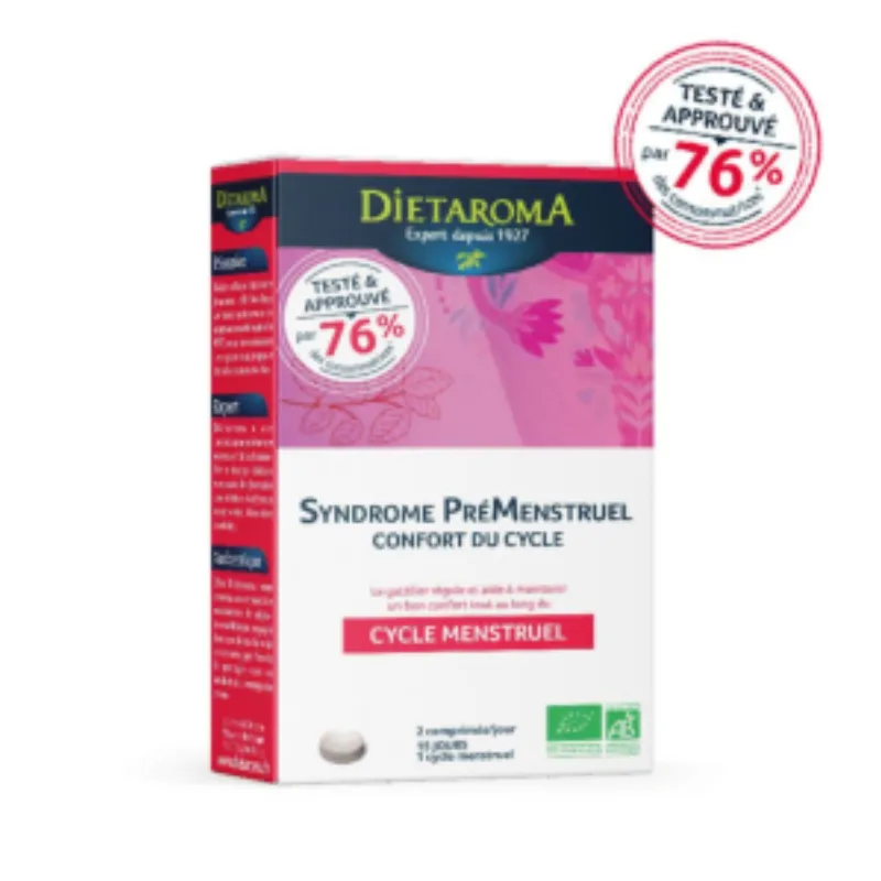 Dietaroma Syndrome Premensutruel 30 Comprimés –  | Parasativa Maroc