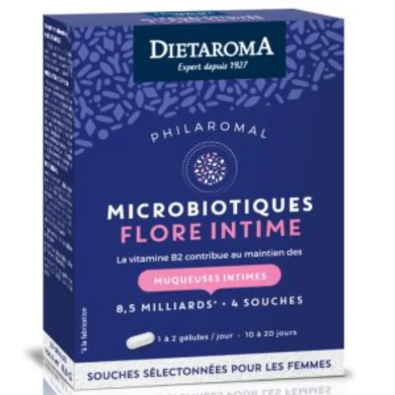Dietaroma Microbiotique Flore Intime 20 gelules –  | Parasativa Maroc