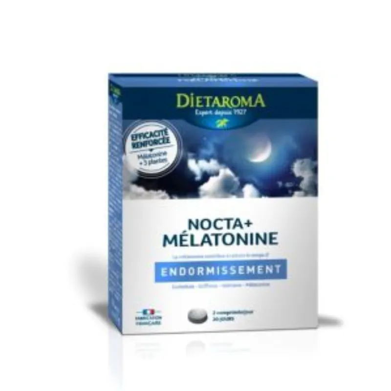 Dietaroma Nocta+ Melatonine 20 Comprimes –  | Parasativa Maroc
