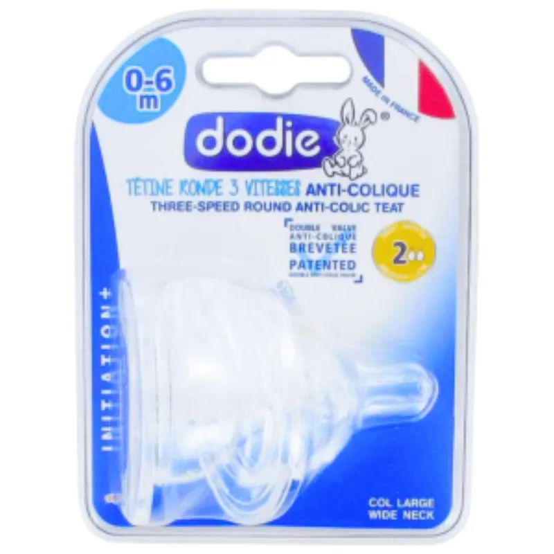 Dodie 2Tetines Plate Sensation+ 0-6m –  | Parasativa Maroc