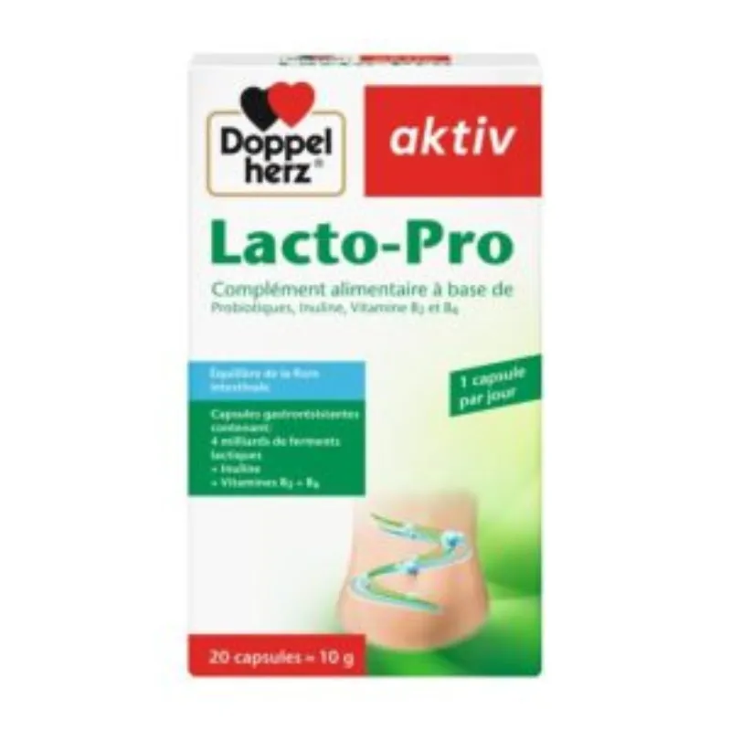 Doppel Herz Lacto-Pro 20 Capsules –  | Parasativa Maroc