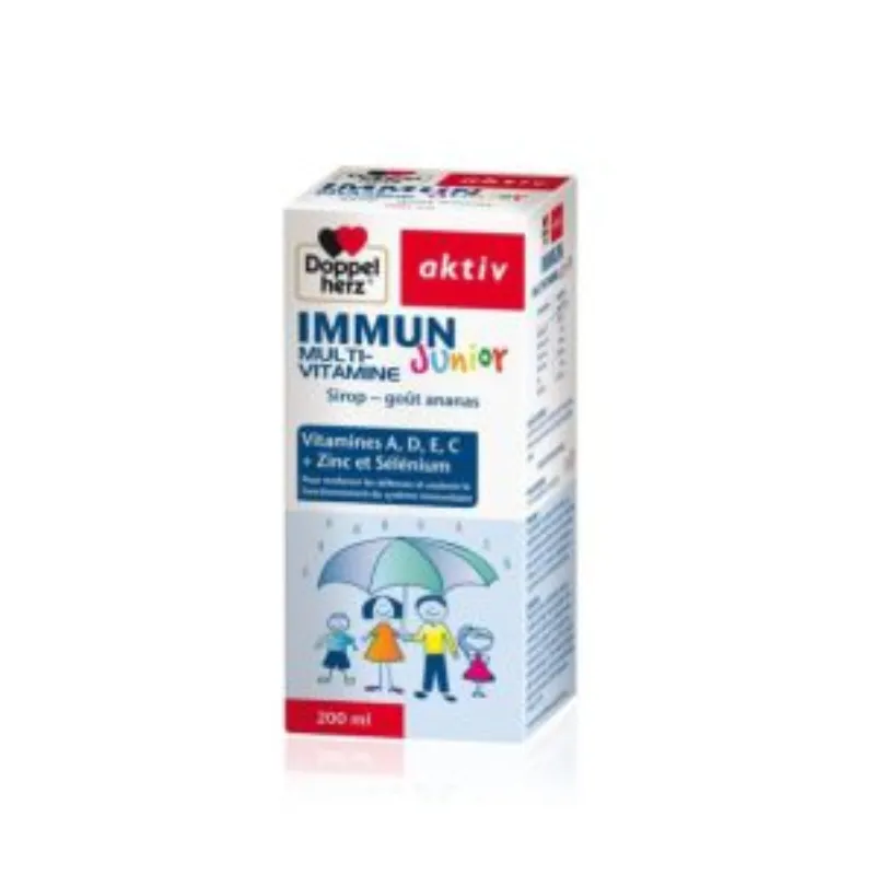 Doppel herz immunité Multivitamine junior 200ml –  | Parasativa Maroc