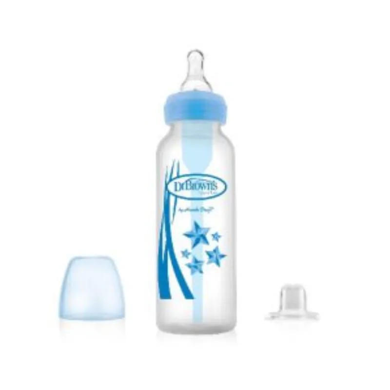 Dr browns Biberon Cole Etroit Bleu 250ml SB8192 –  | Parasativa Maroc