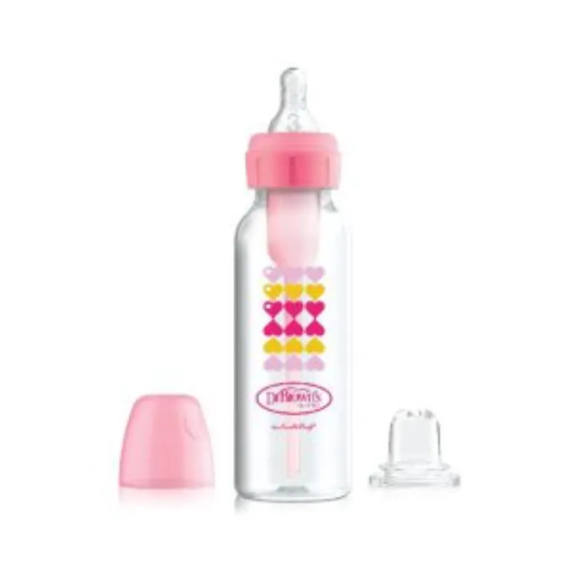 Dr browns Biberon Cole Etroit Pink 250ml SB8191 –  | Parasativa Maroc