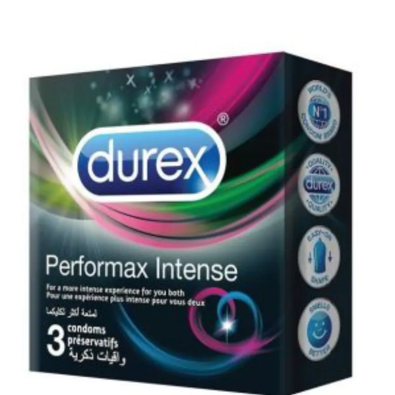 DUREX Performax Intense 3 Préservatifs –  | Parasativa Maroc